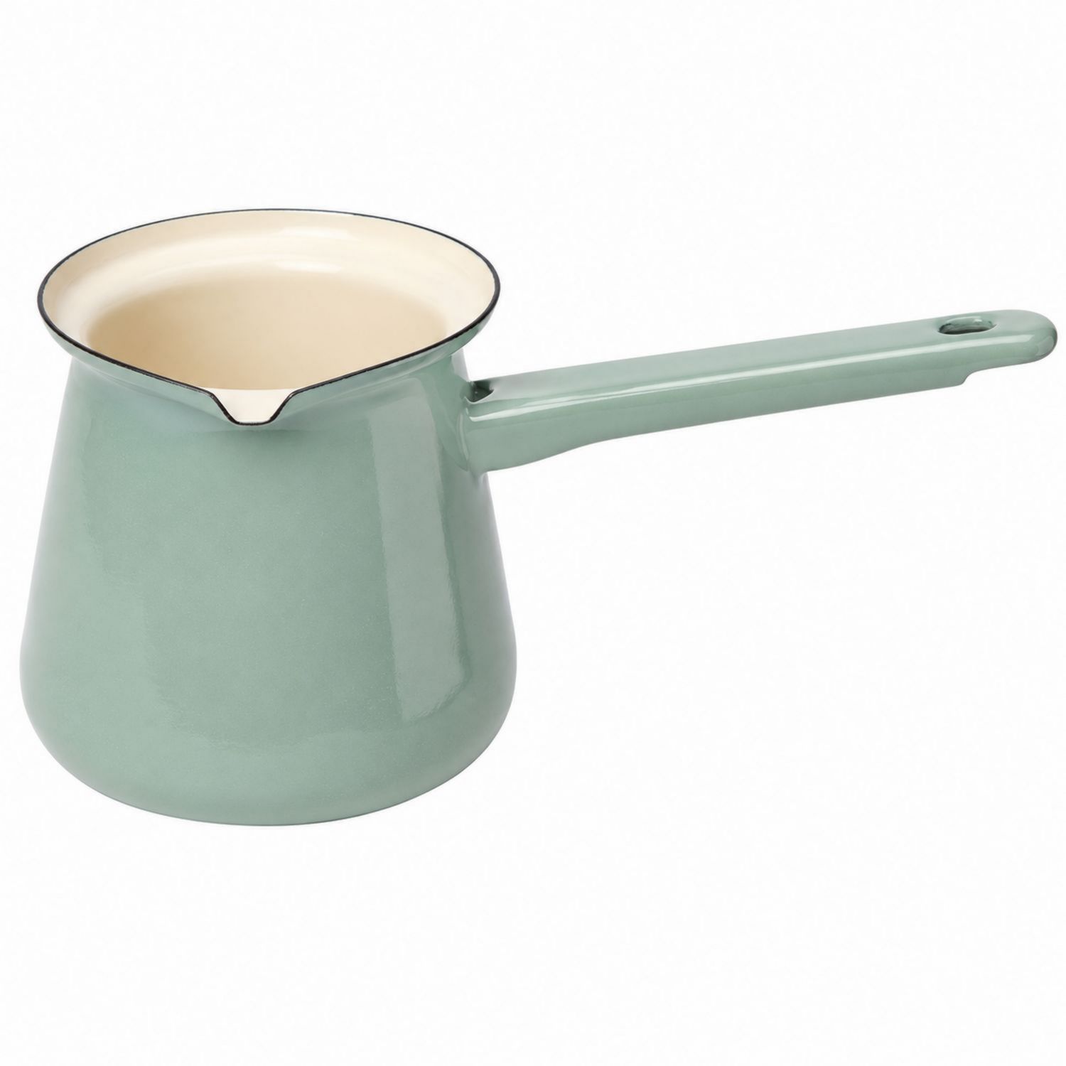 Cafetière à manche long vert clair 600ml