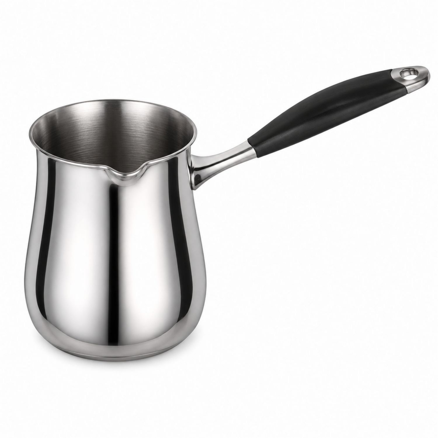 Cafetière turque 500 ml avec poignée ergonomique argent/noir