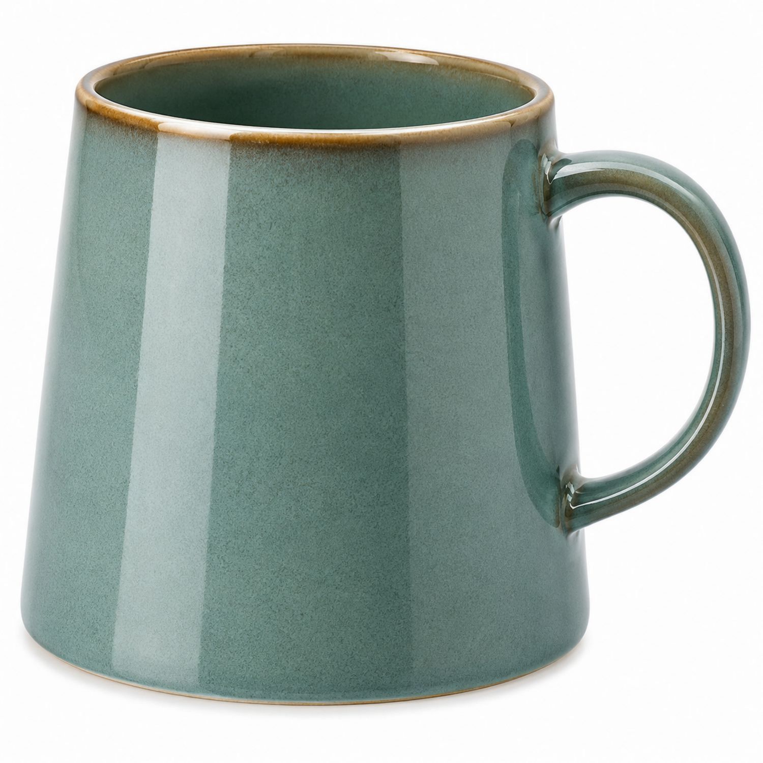 Tasse conique en céramique vert 300ml