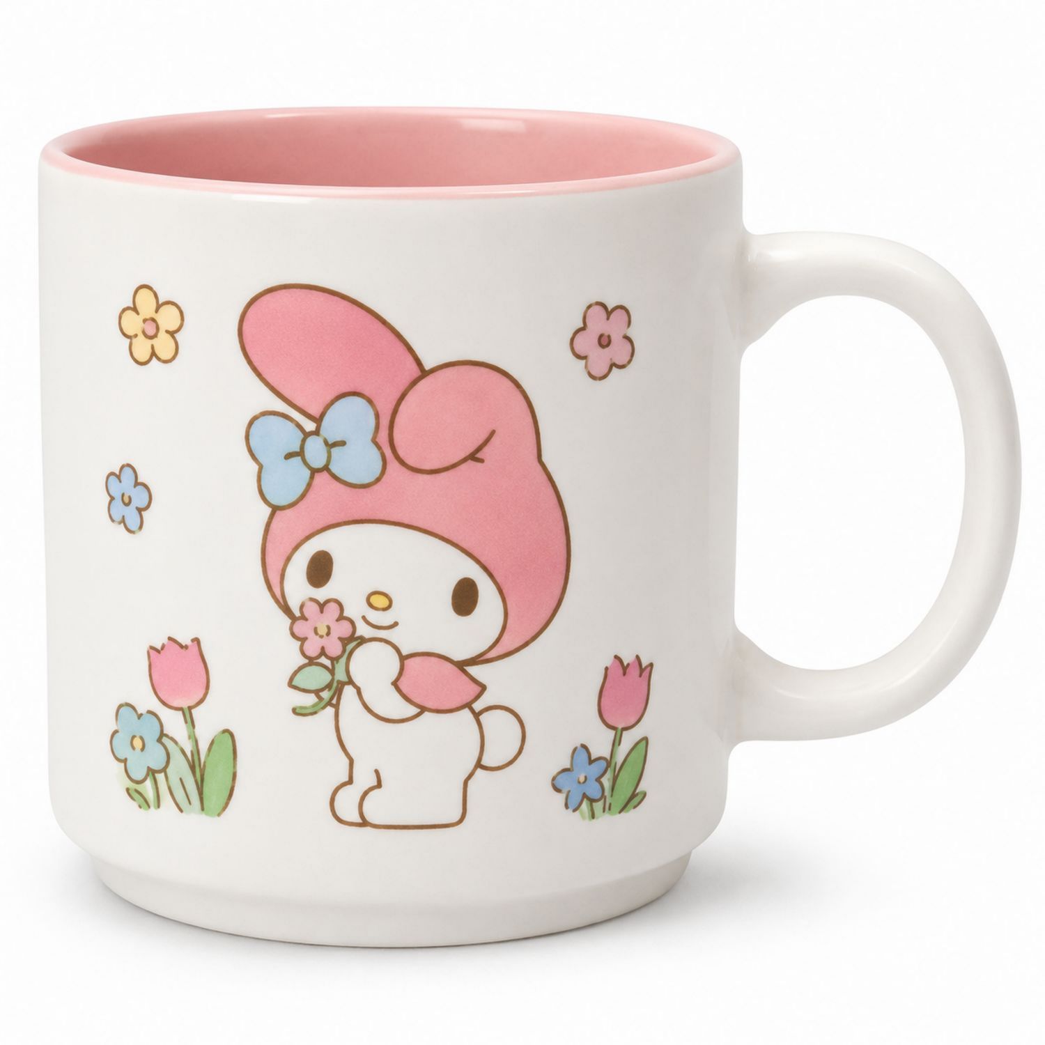 Tasse en céramique My Melody, intérieur rose
