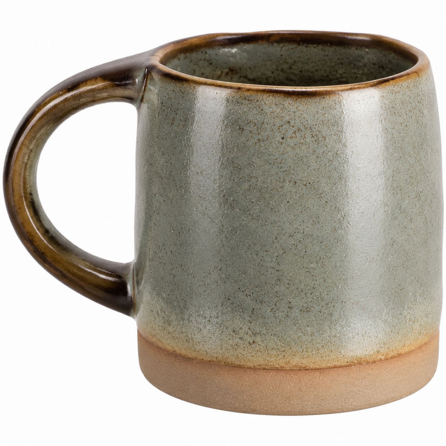 Mug en céramique émaillée beige