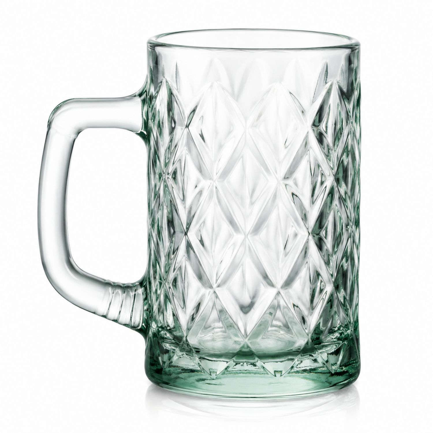 Chope en verre à motifs géométriques 500ml