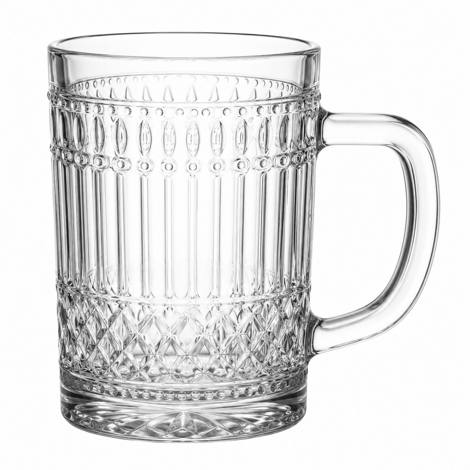 Chope en Verre Transparent Gravée 500ml