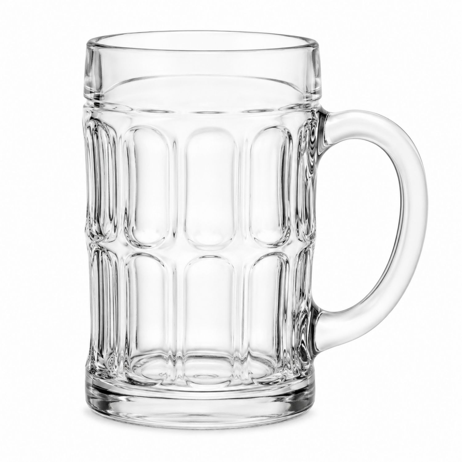 Chope à bière transparente 500ml