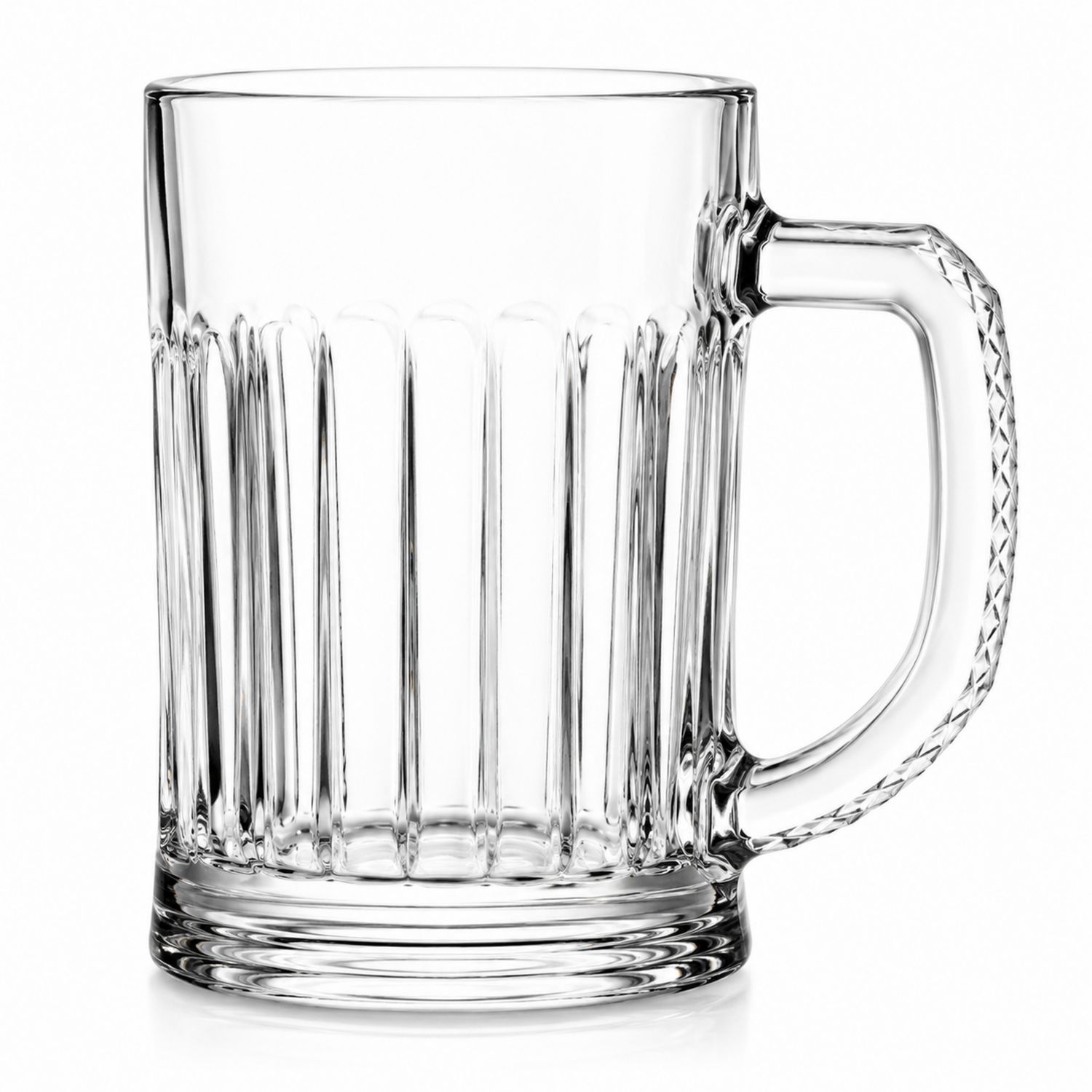 Chope à Bière en Verre Transparent 500ml