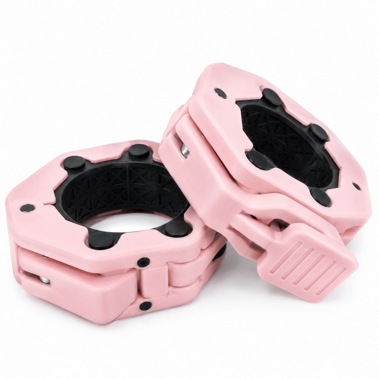 Fermagli per Bilanciere Rosa con Chiusura a Scatto
