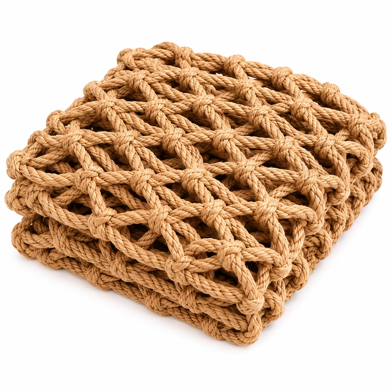 Knotennetz Naturbraun-vallerialiving