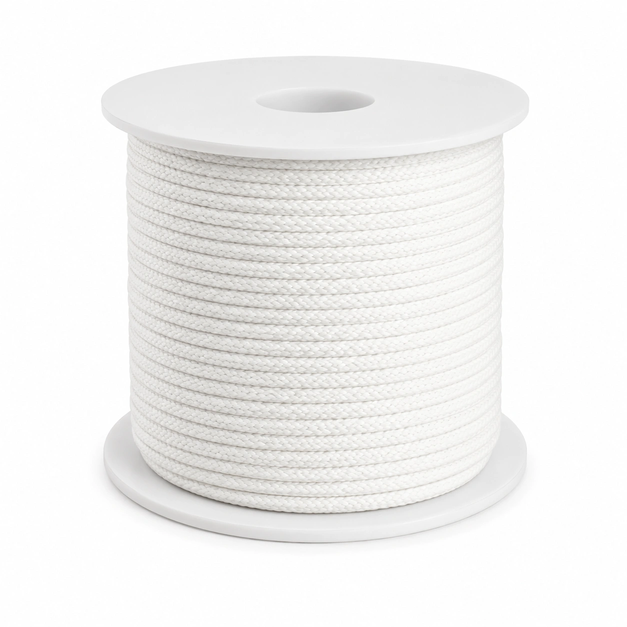 Geflochtene Polyesterschnur Weiss 50m-verenzahome
