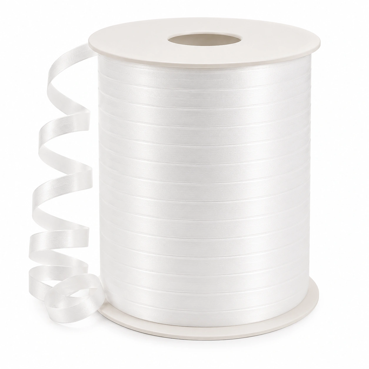 Geschenkband Satin Weiss Rolle-solvanihome