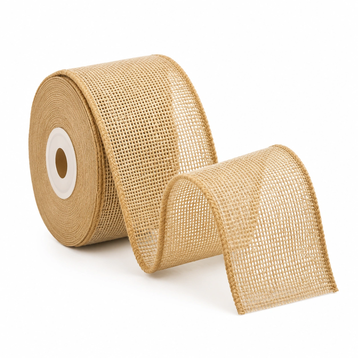 Juteband Natur Gewebe-solvanihome