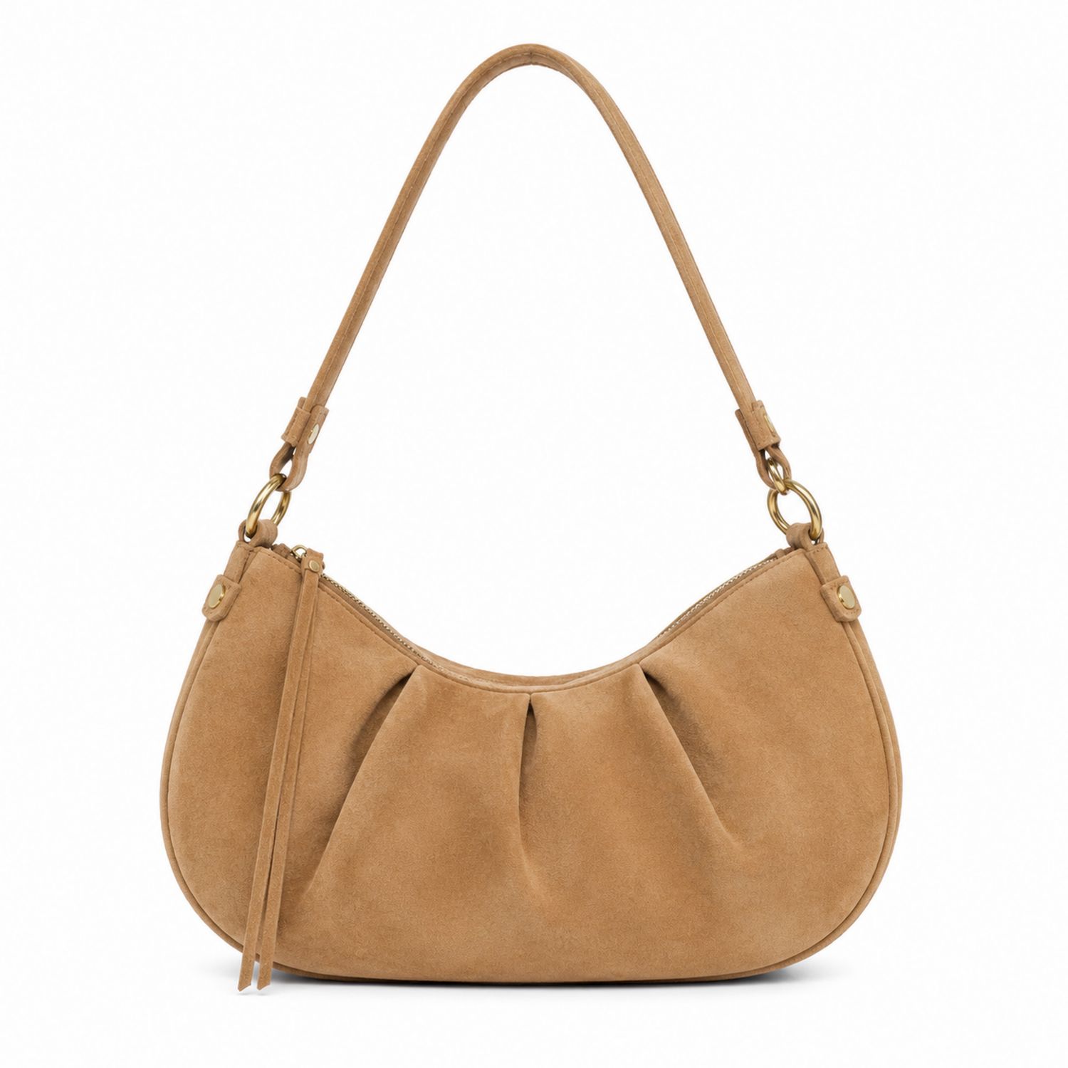 Elegante Damen Hobo Tasche Beige