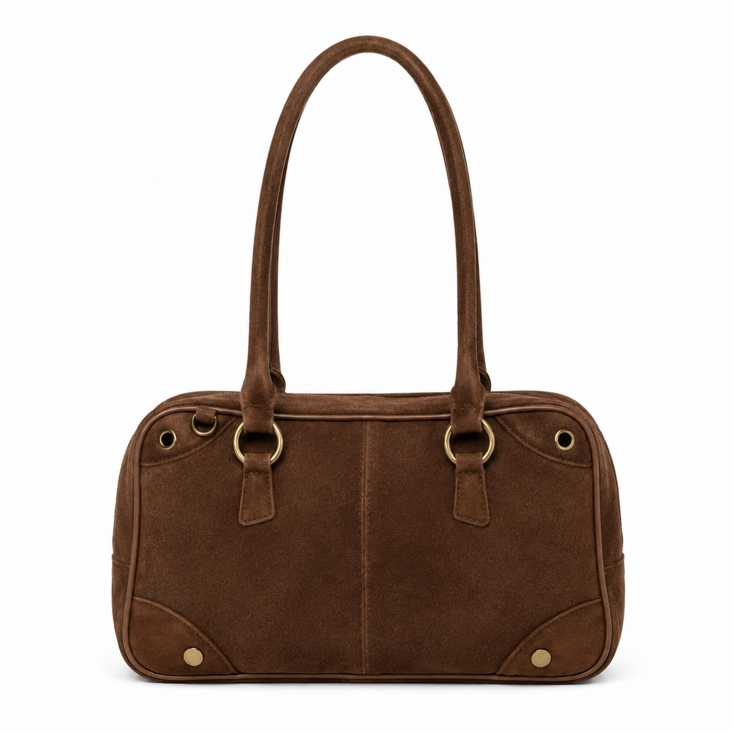 Elegante Damen Schultertasche Braun
