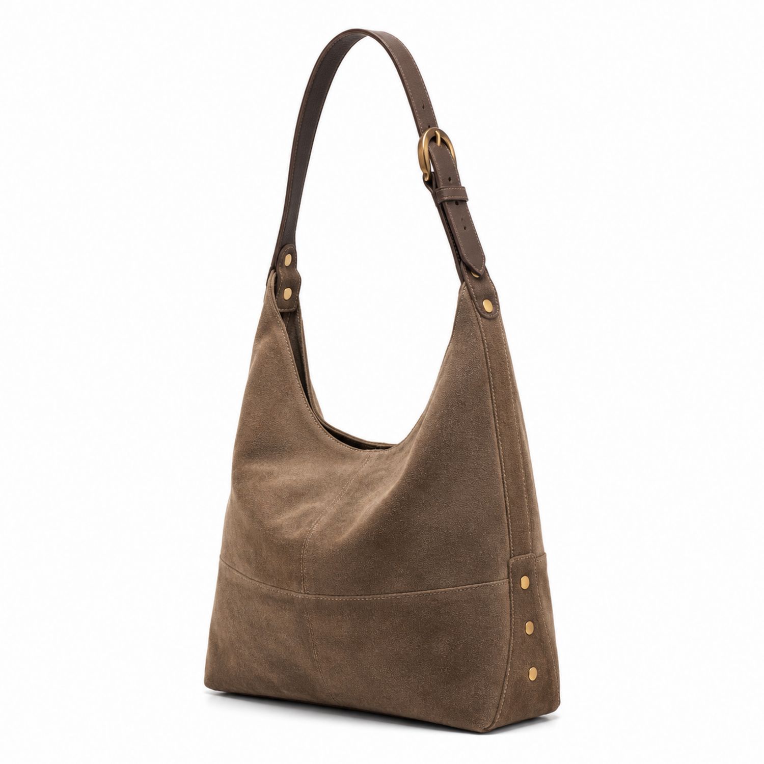 Braune Damen Hobo Tasche - Geräumig und Elegant