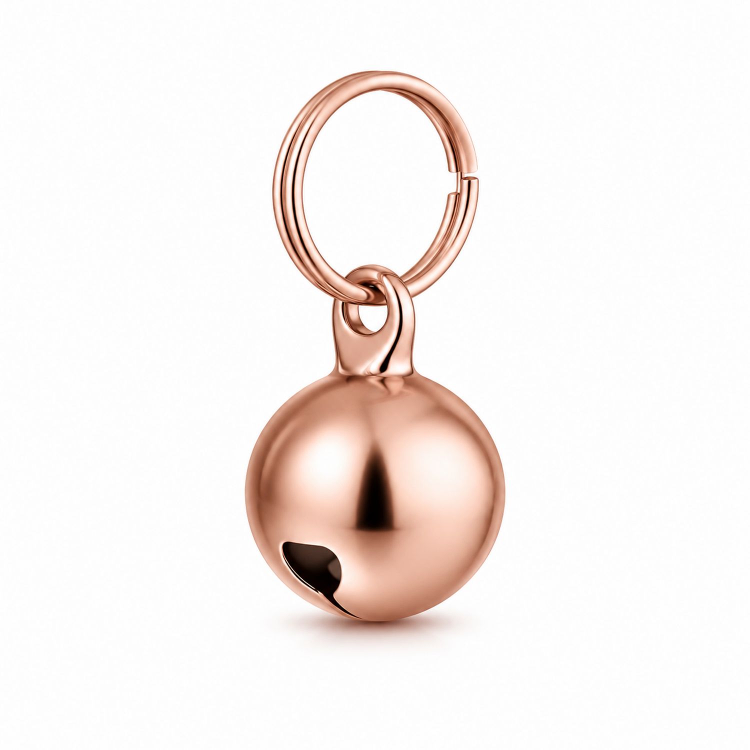 Campana de Color Oro Rosa para Mascotas