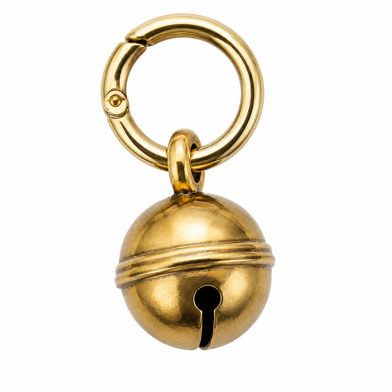 Colgante de Cascabel Dorado para Mascotas, Sonido Claro