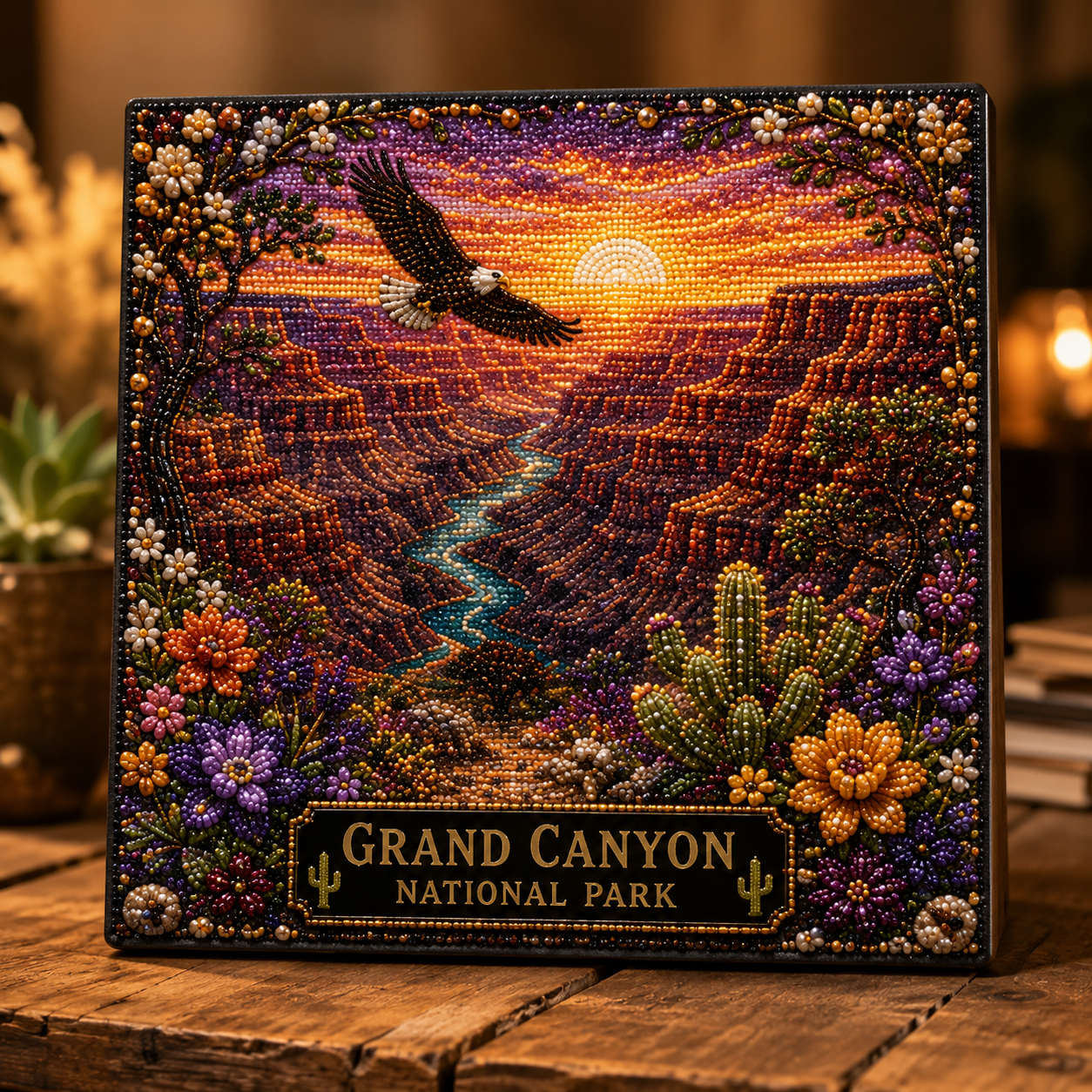 America’s National Parks Pearl Art Kit 🏞️✨ – DIY Beaded Landscape Wall Art