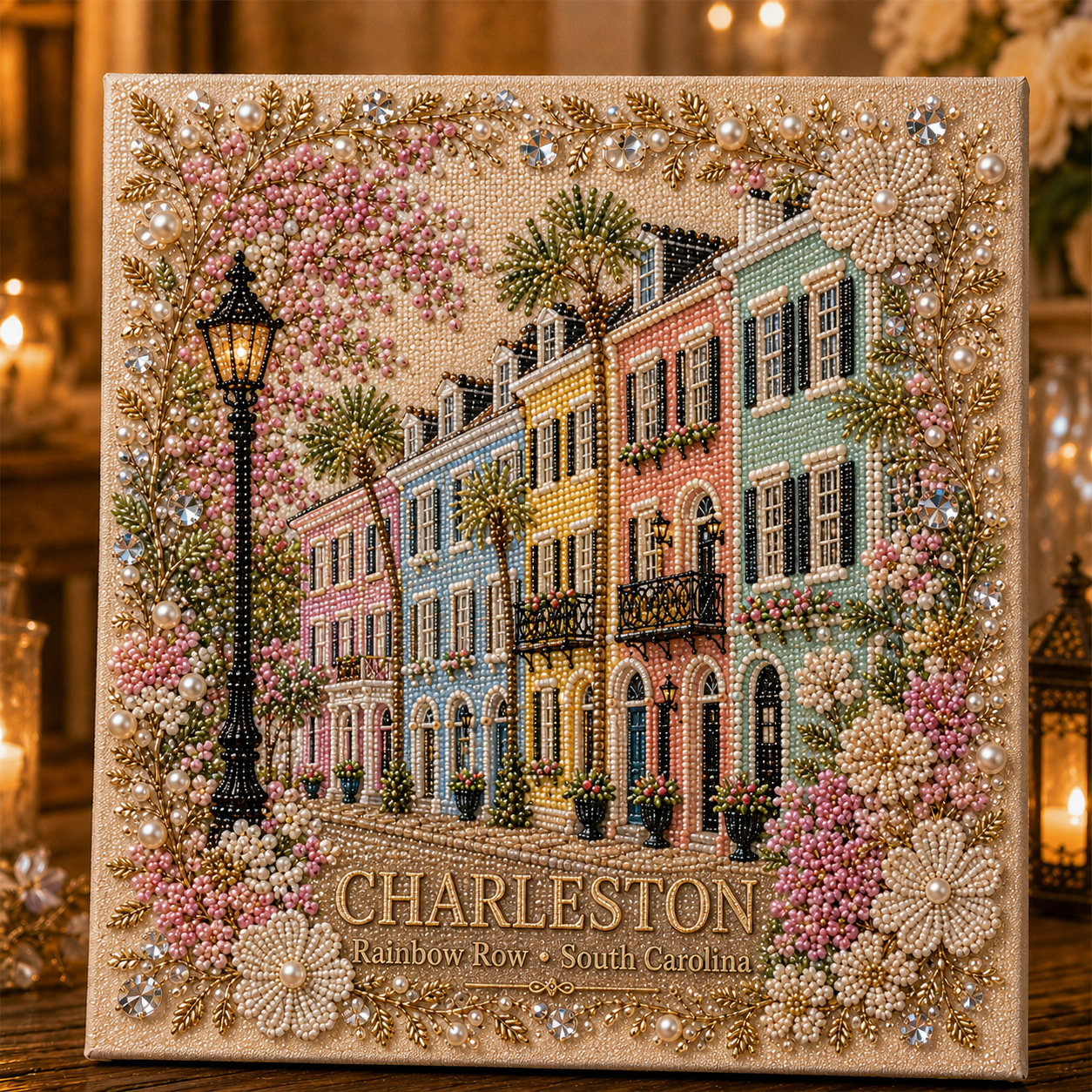 Timeless American Destinations Pearl Art Kit 🗽🏞️ – DIY Beaded Travel‑Inspired Wall Art