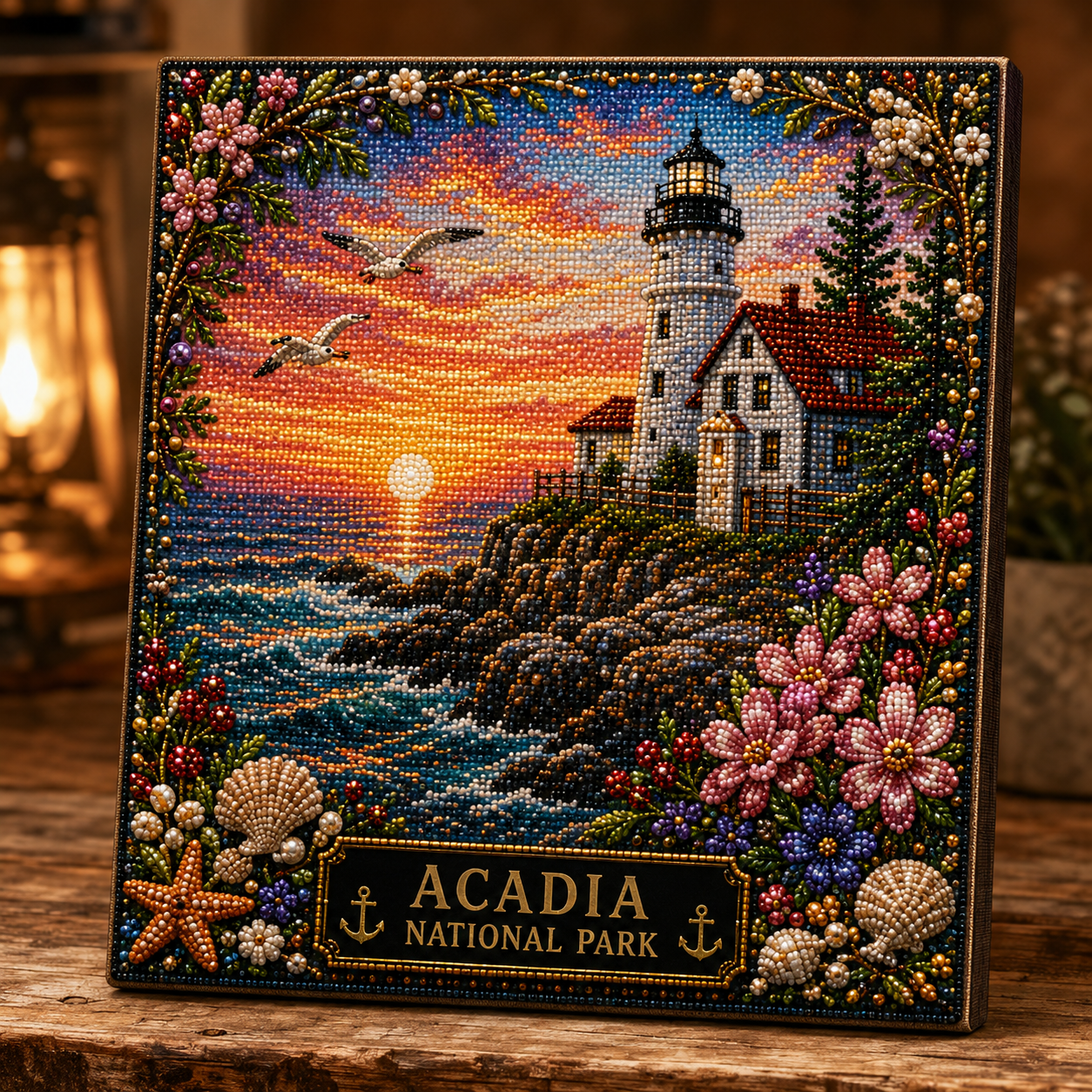 America’s National Parks Pearl Art Kit 🏞️✨ – DIY Beaded Landscape Wall Art