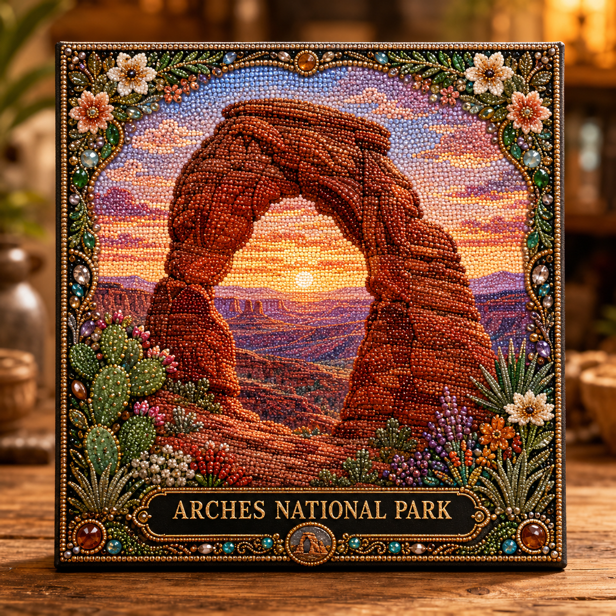 America’s National Parks Pearl Art Kit 🏞️✨ – DIY Beaded Landscape Wall Art