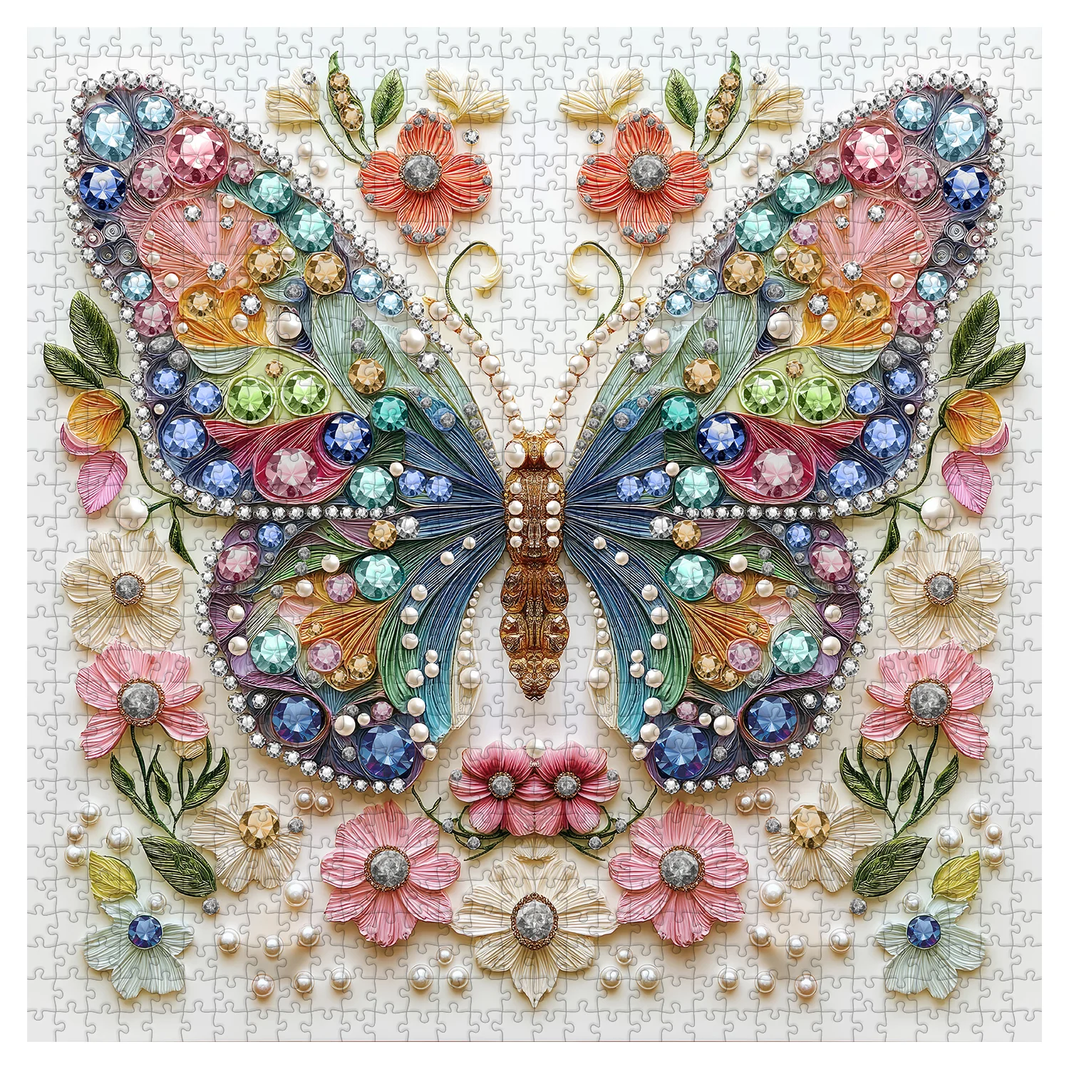 Colorful Wings Jigsaw Puzzle 1000 Pieces