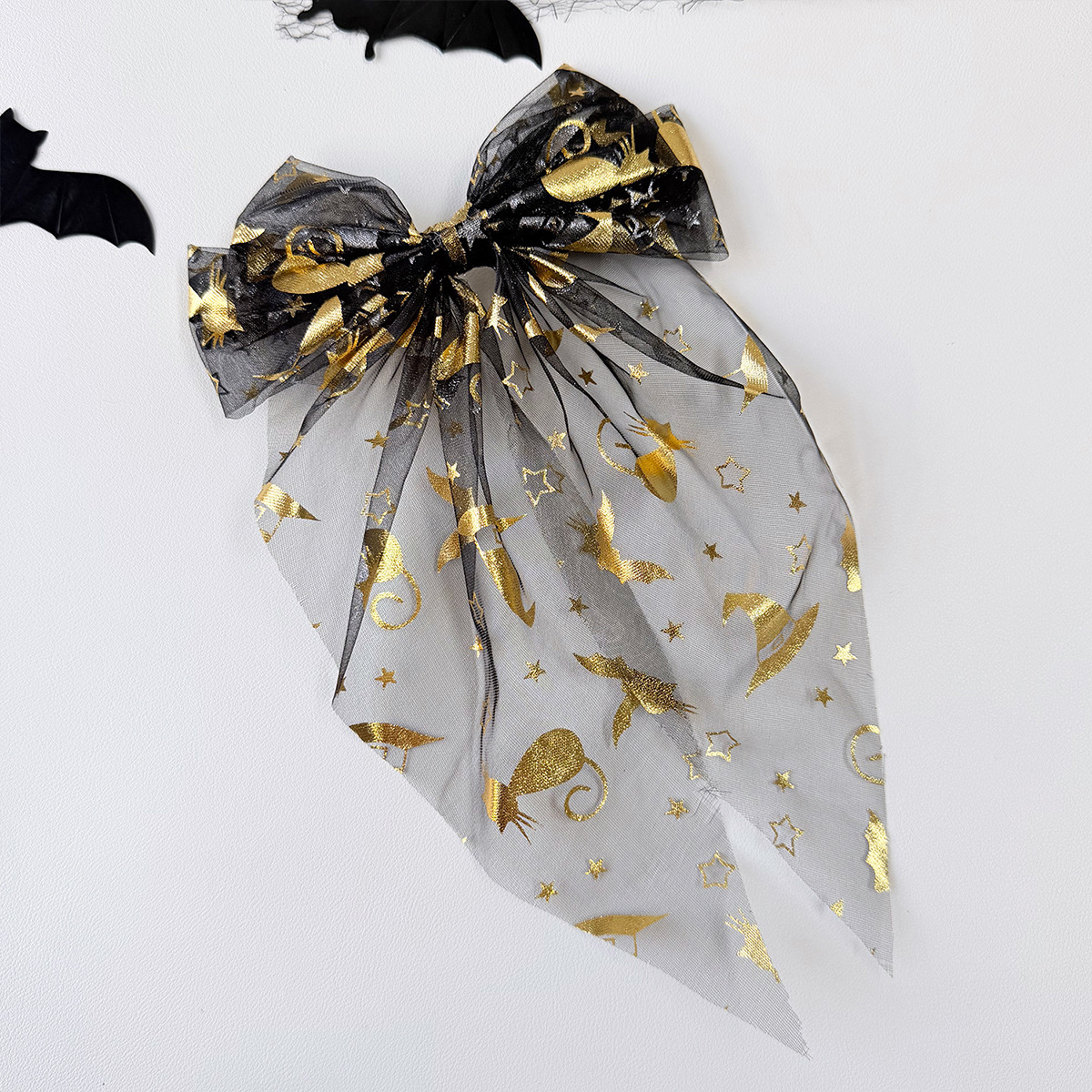 🖤The Spooky-Chic Hair Accessory Everyone Will Notice -Your Halloween Hair Needs This Spiderweb Bow 🎀