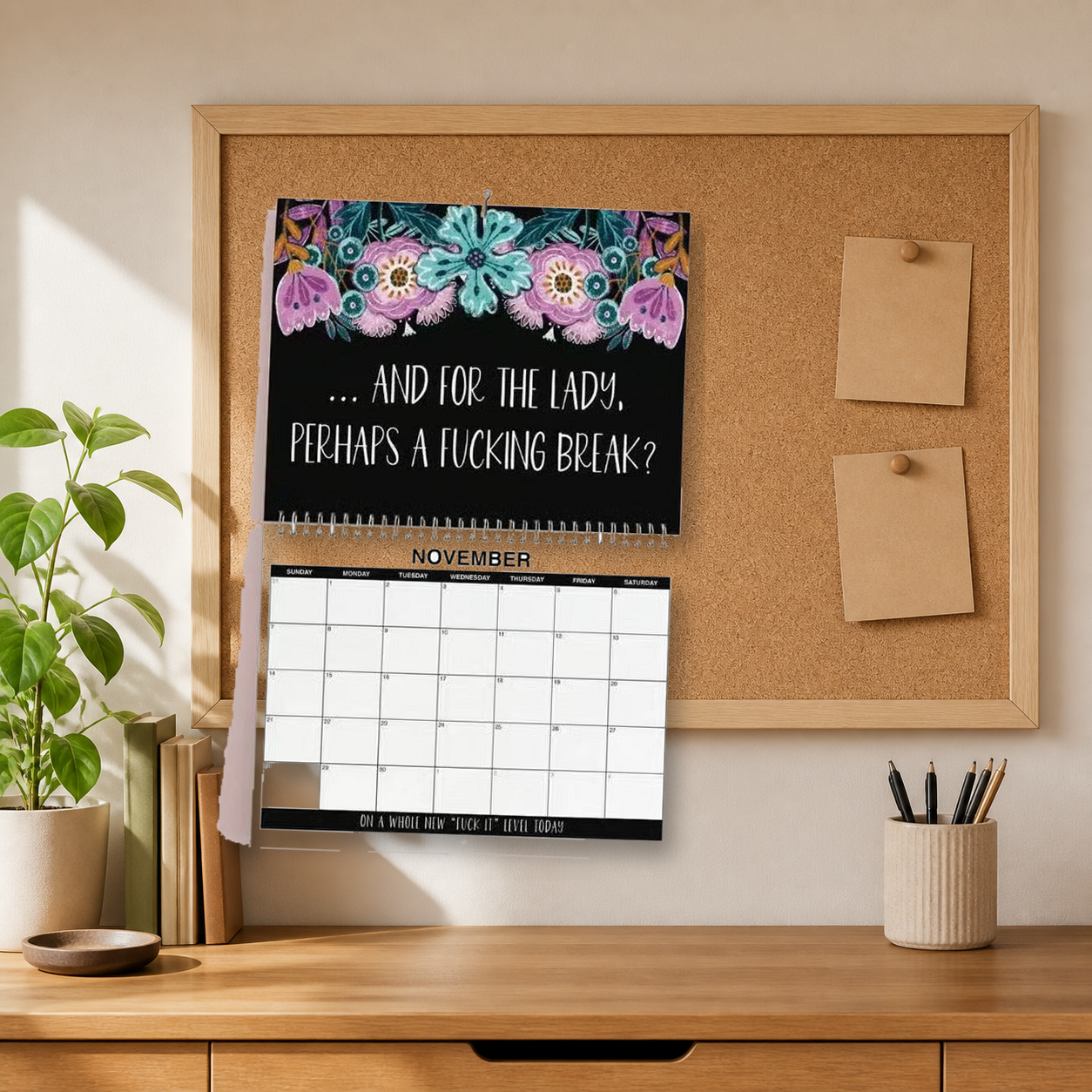 2027 Funny Swear Word Wall Calendar