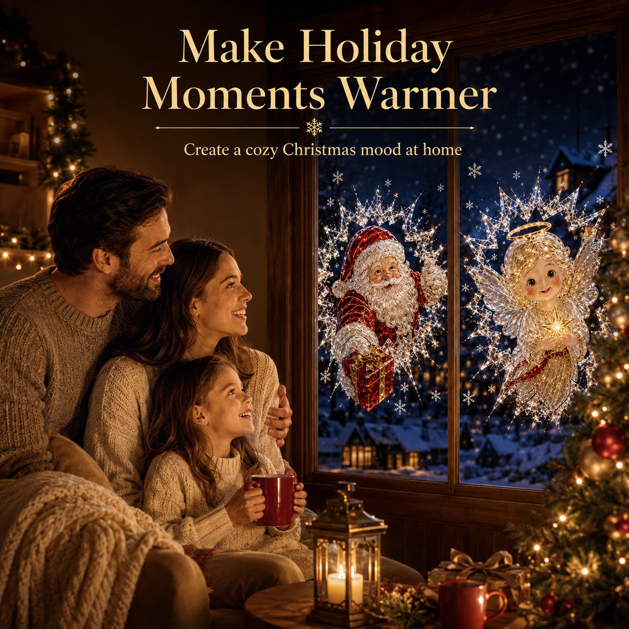 🎅2026 Christmas Window Decals