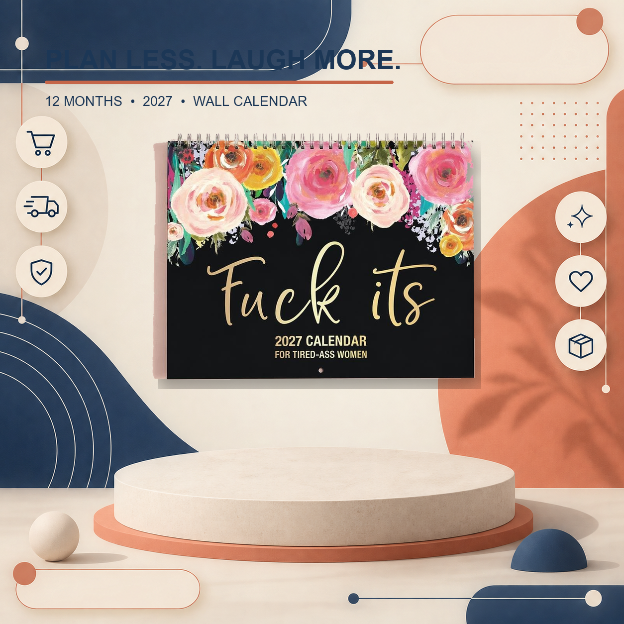 2027 Funny Swear Word Wall Calendar