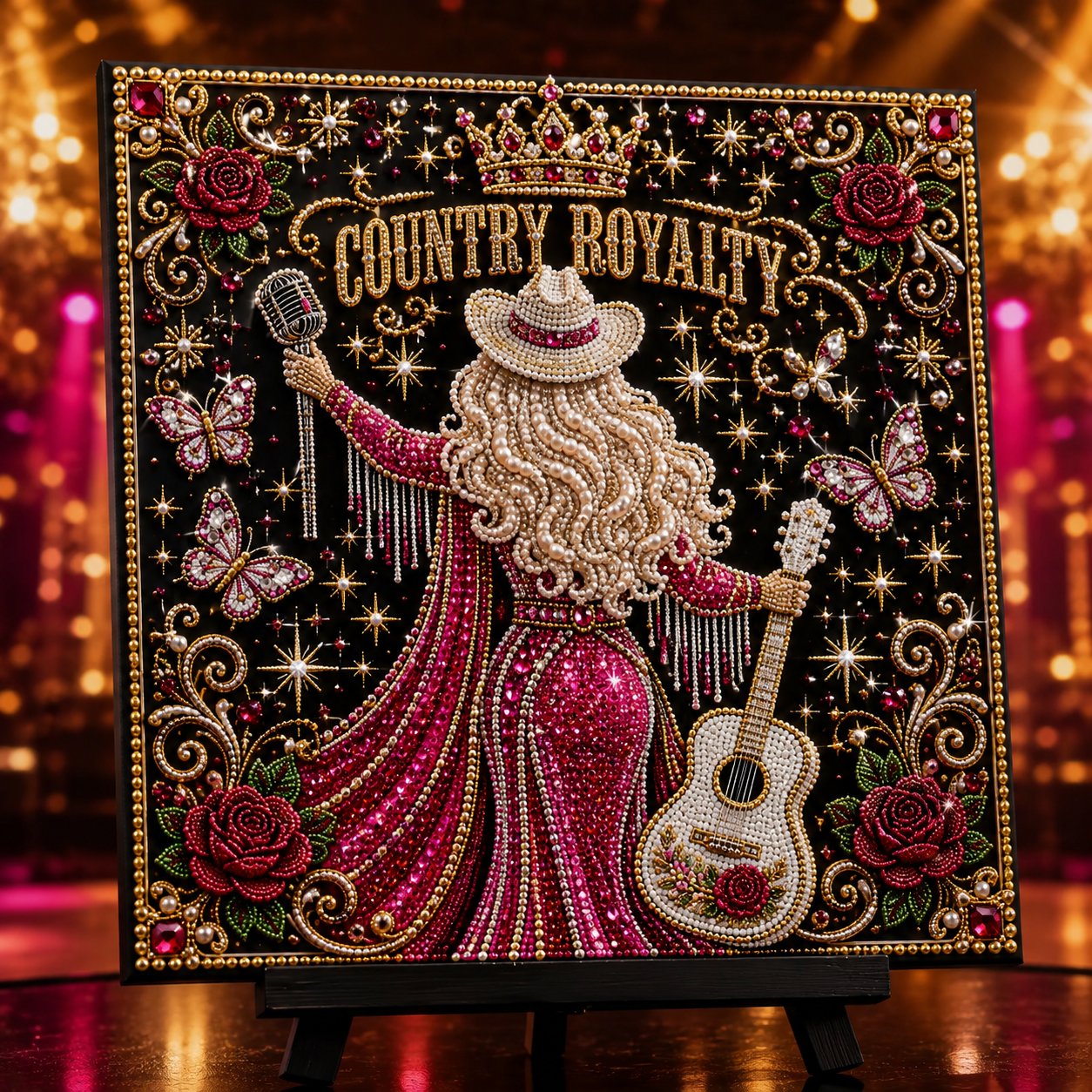 Dolly Country Music DIY Bead Art Kit
