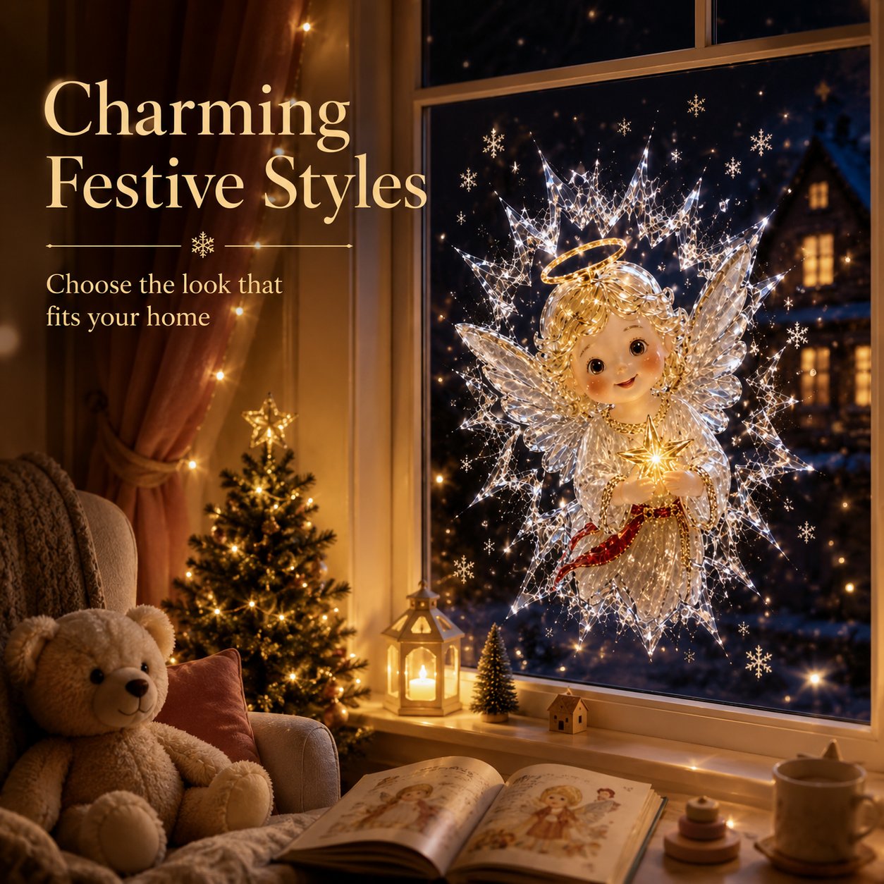 🎅2026 Christmas Window Decals