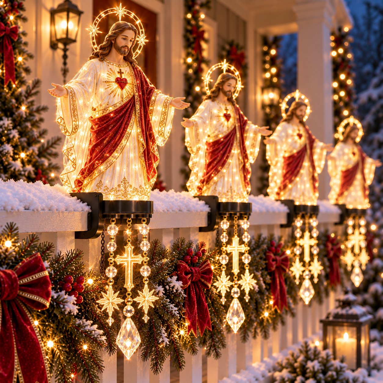 🎁LAST DAY 49% OFF🔥✨ Sacred Christmas Railing Lights