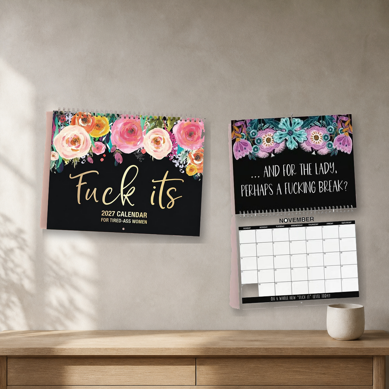 2027 Funny Swear Word Wall Calendar