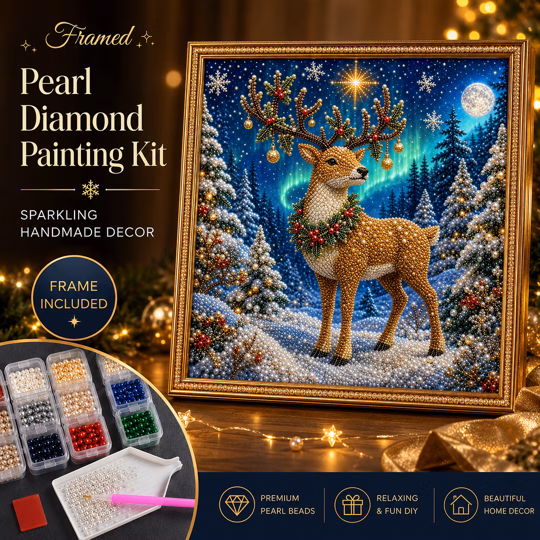DIY Framed Christmas Pearl Art Kit