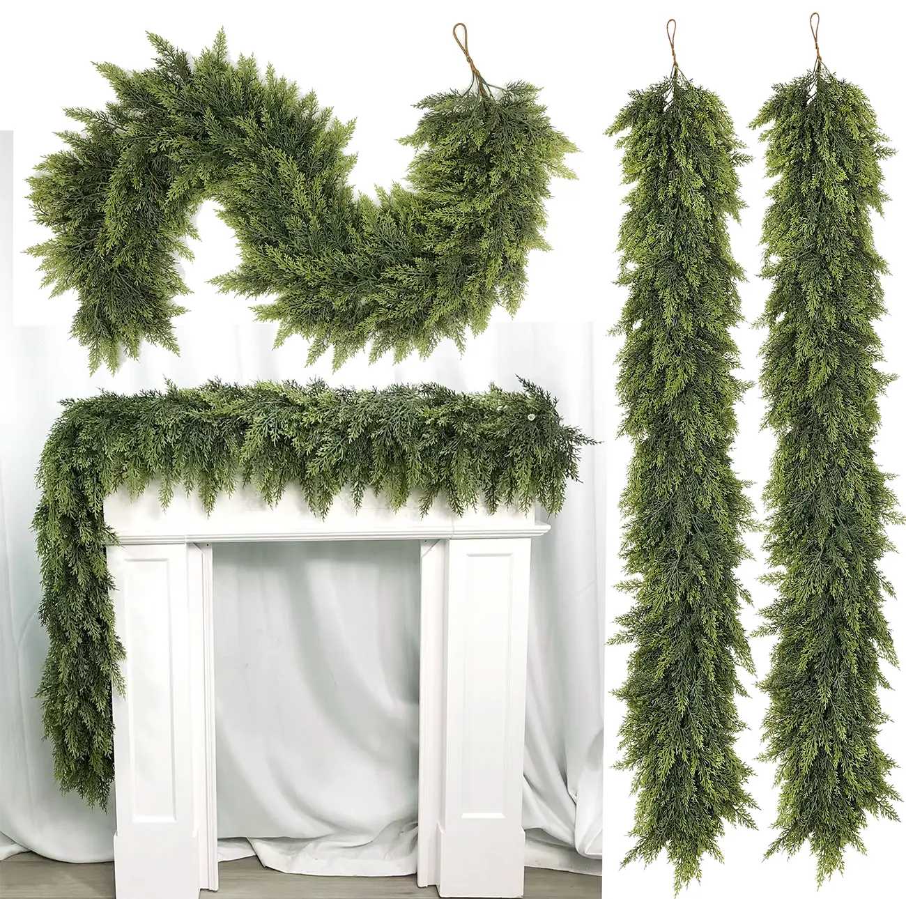 Premium Artificial Christmas Garland – Create a Warm & Cozy Holiday Home