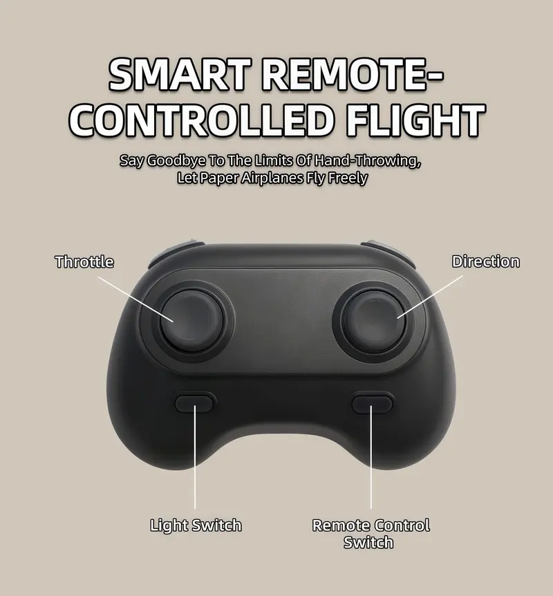 🛩️ Findnexo™ Smart RC Paper Airplane Kit – DIY STEM Remote Control Flight Toy