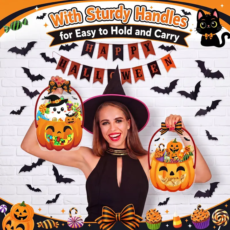 🎃 Halloween Goodie Bags – 24/50 PCS 👻