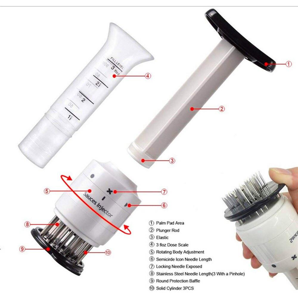 Herlisse™ 2 in 1 Meat Marinade Injector