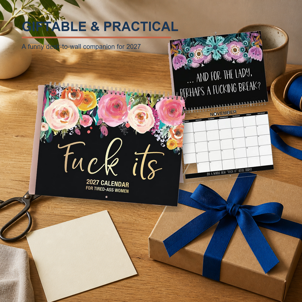 2027 Funny Swear Word Wall Calendar