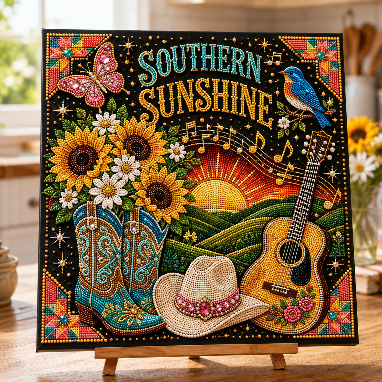 Dolly Country Music DIY Bead Art Kit