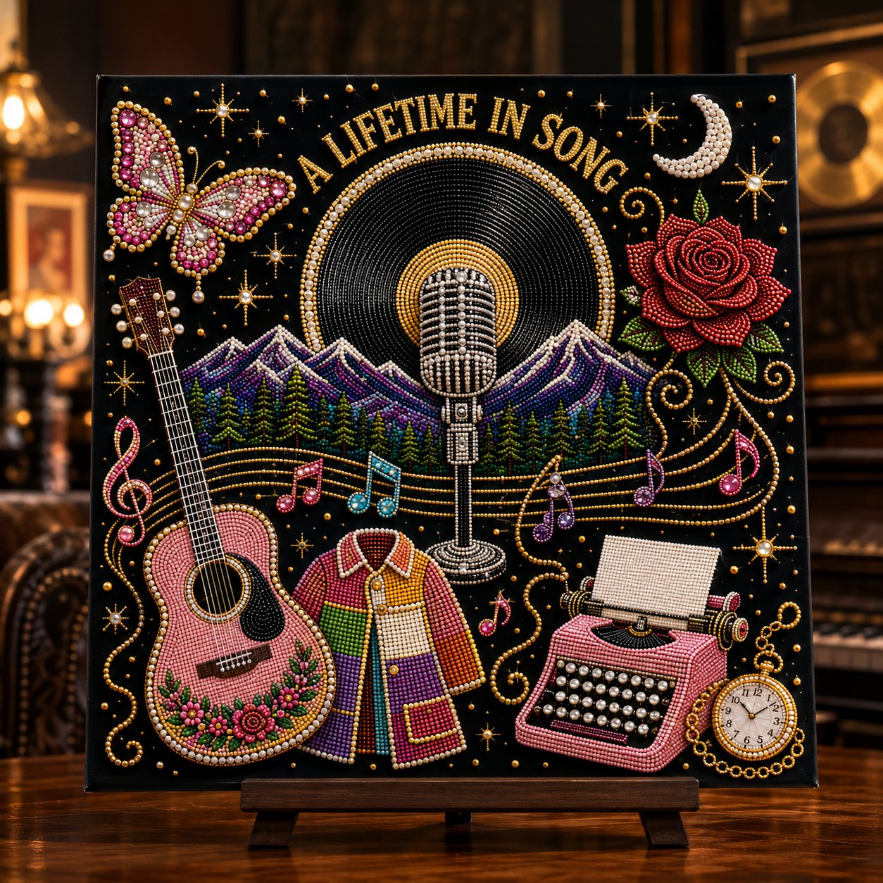 Dolly Country Music DIY Bead Art Kit