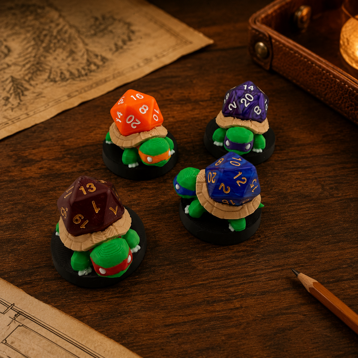 Turtle Dice Display Stand