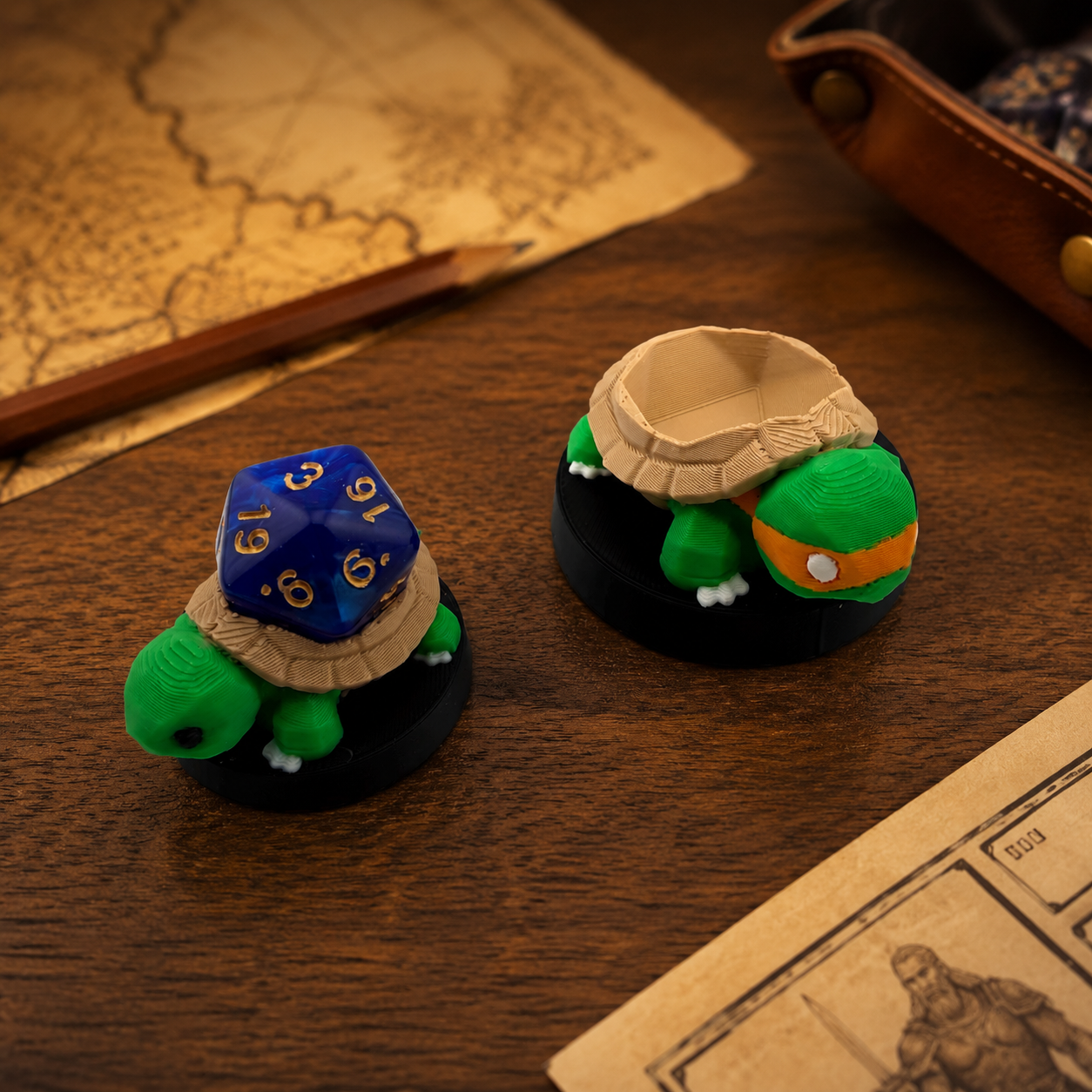 Turtle Dice Display Stand