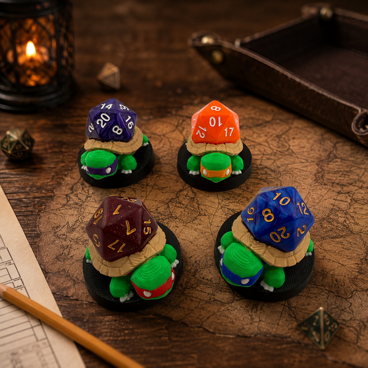 Turtle Dice Display Stand
