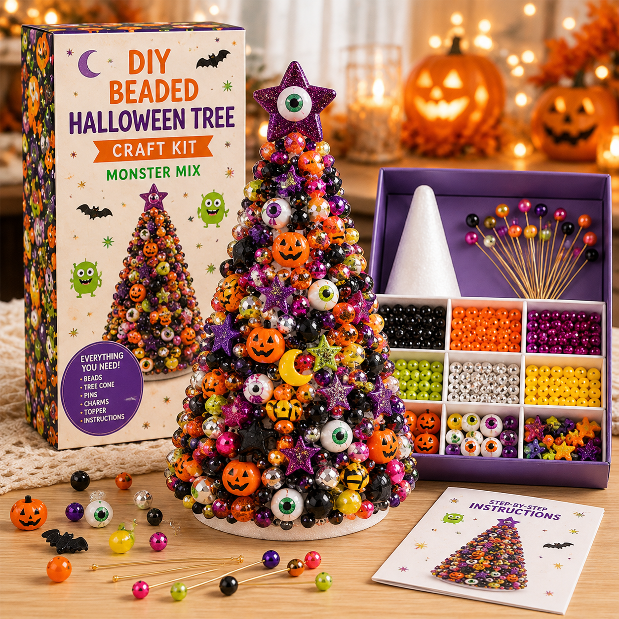 🎄DIY Beaded Christmas Tree Craft Kit🎄