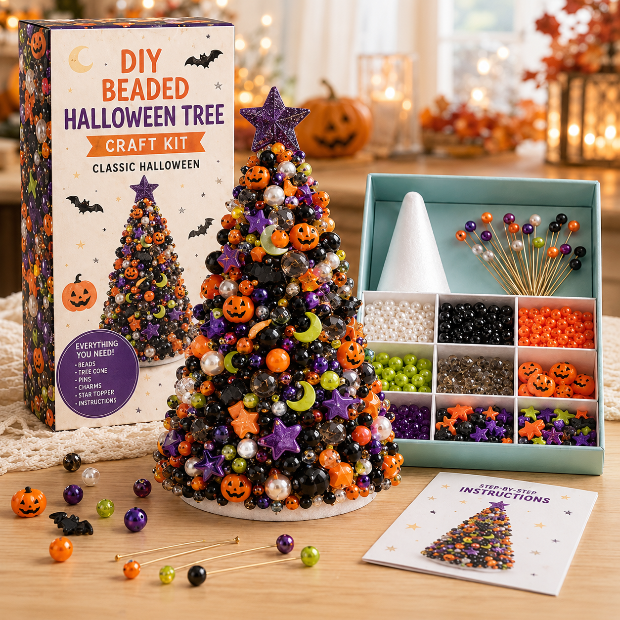 🎄DIY Beaded Christmas Tree Craft Kit🎄