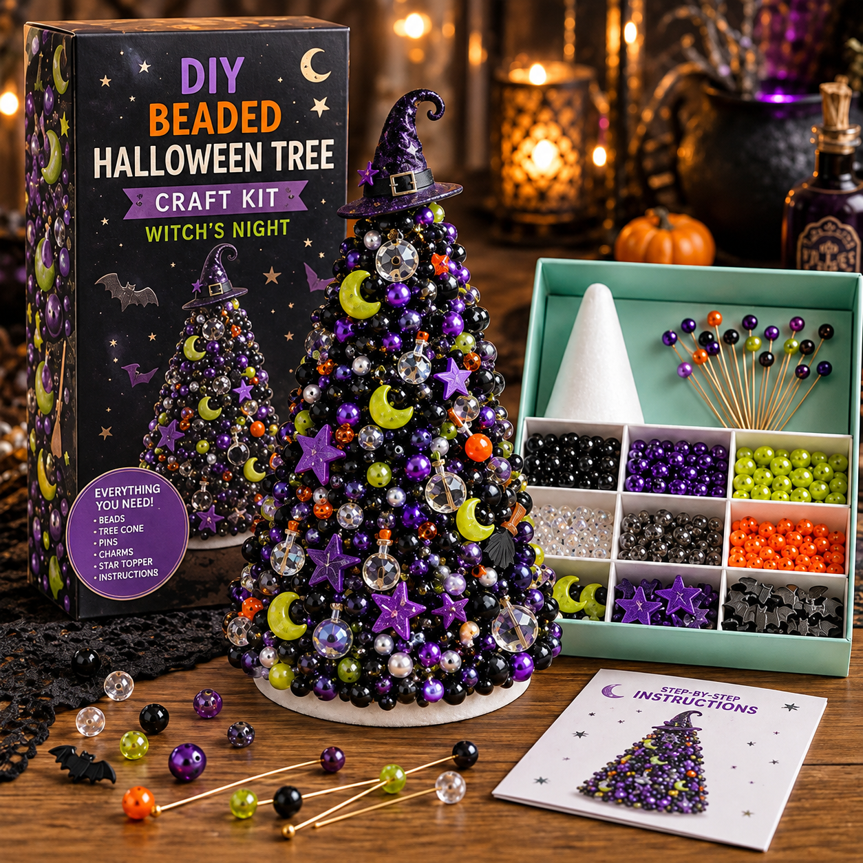 🎄DIY Beaded Christmas Tree Craft Kit🎄