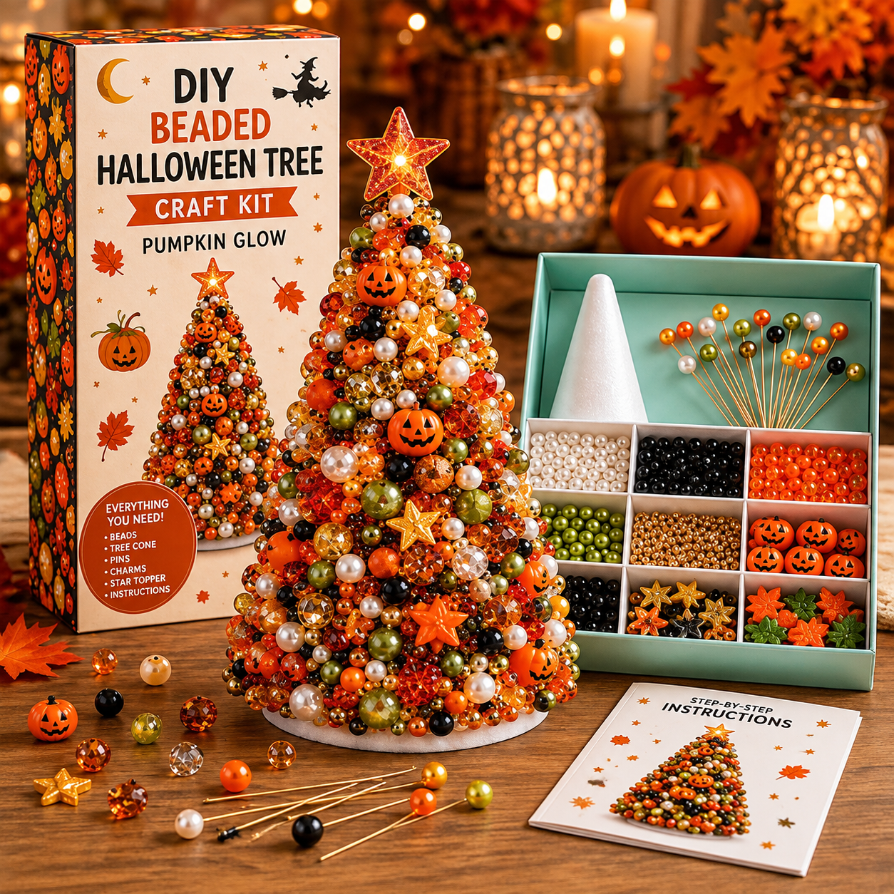 🎄DIY Beaded Christmas Tree Craft Kit🎄