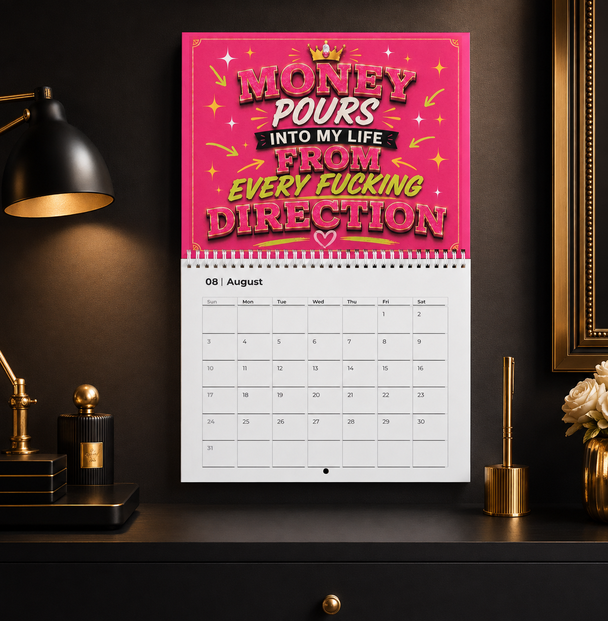 2027 Rich Bitch Wall Calendar |