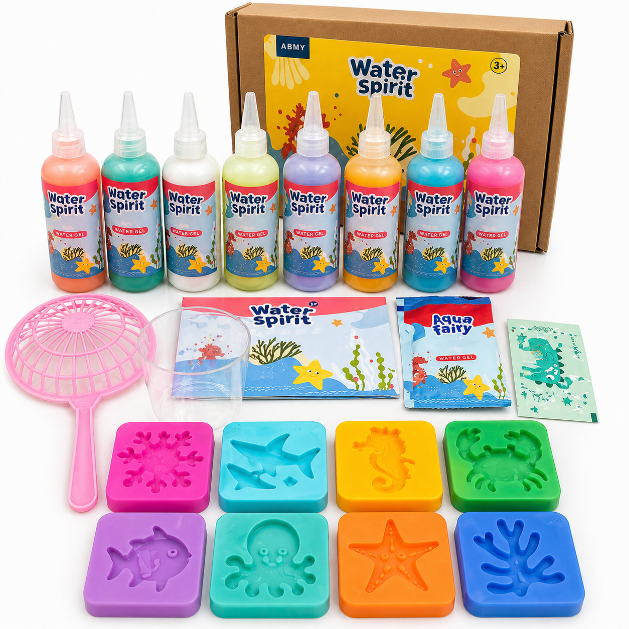 Magic Water Elf Mold DIY Aqua Fairy Gel Toy Set