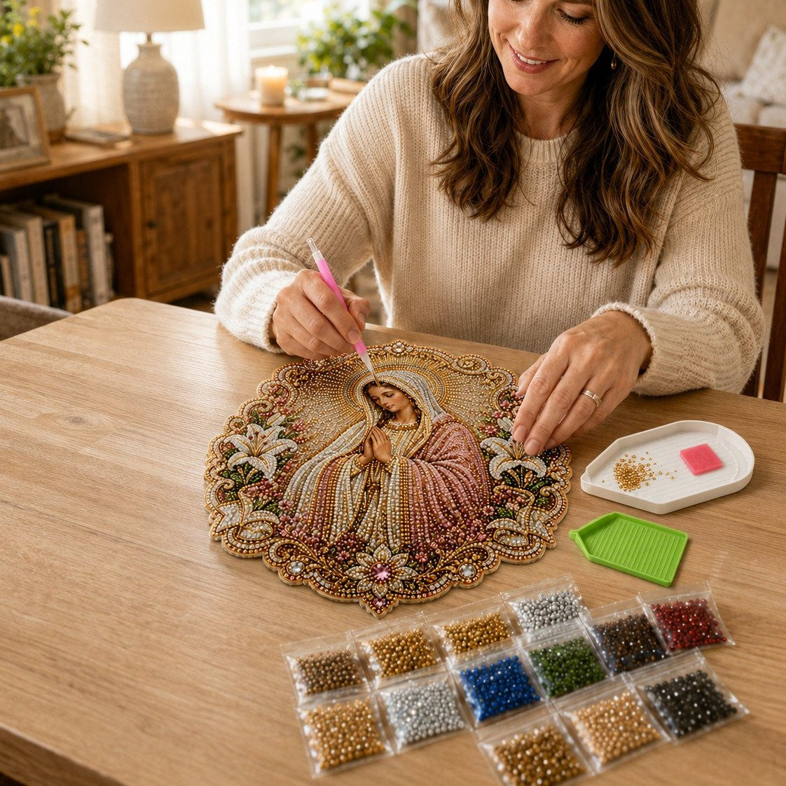 🙏✝️Christian Diamond Art Hanging Ornament Kit
